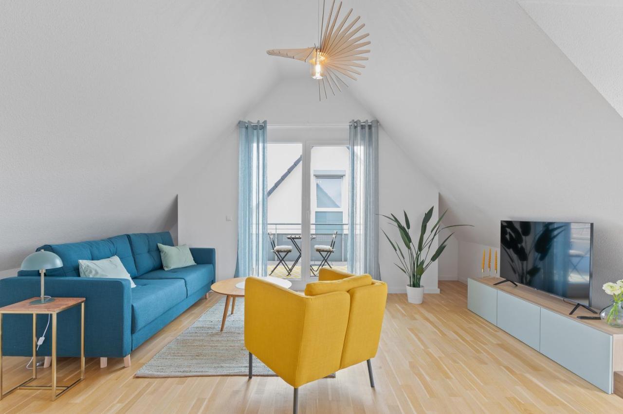 Design-Apartment - Kueche - Balkon - Tiefgarage Leinfelden-Echterdingen Eksteriør billede